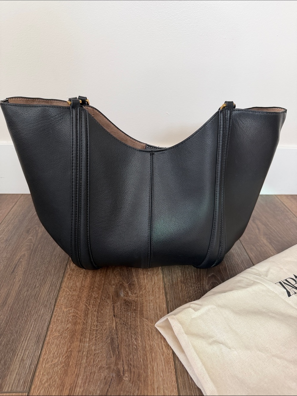 Zara Black Shopper Bag